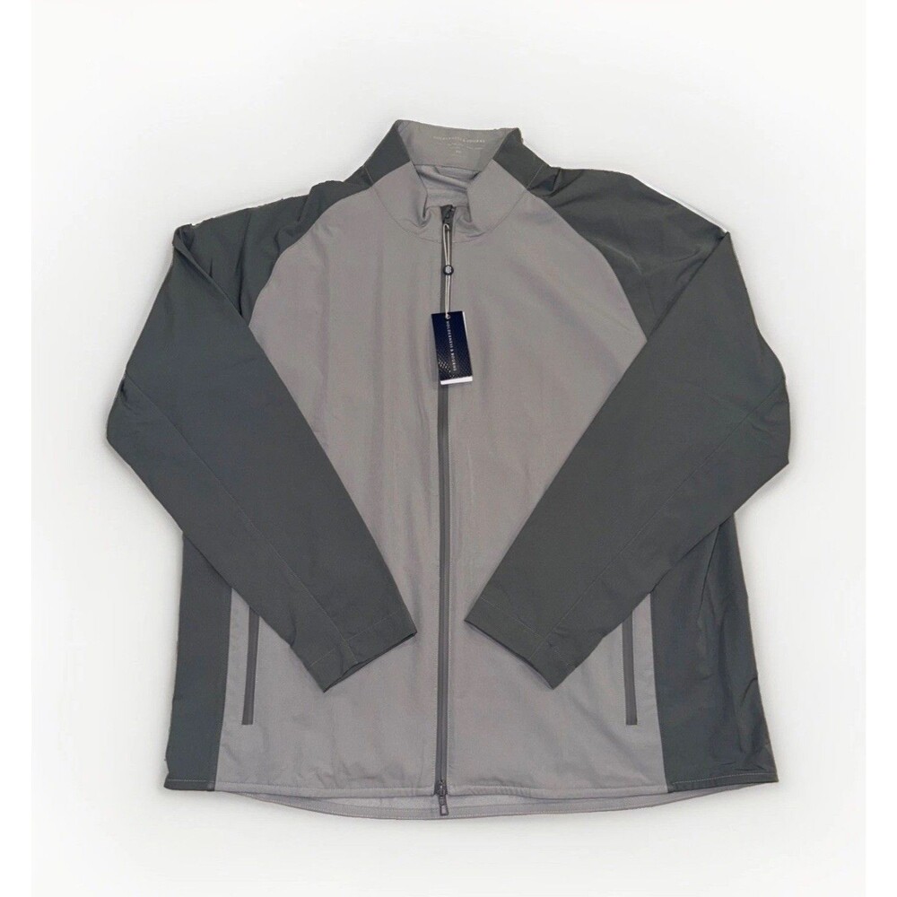 Holderness Bourne 1/4 Zip Pullover Men’s Dry Luxe Performance Tailored Fit Grey